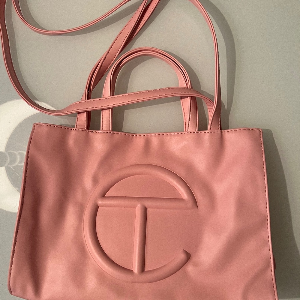 Telfar pink medium bag